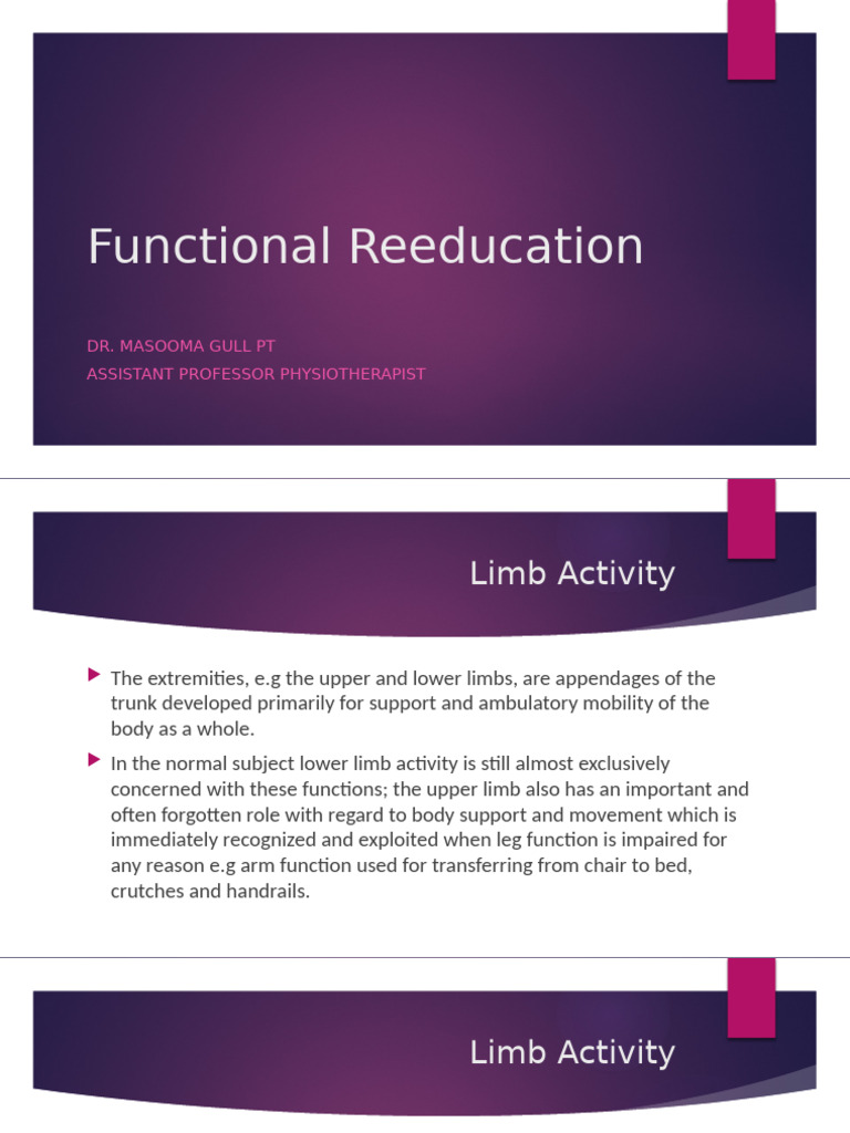 Functional Reeducation Techniques | PDF | Anatomical Terms Of Motion | Foot