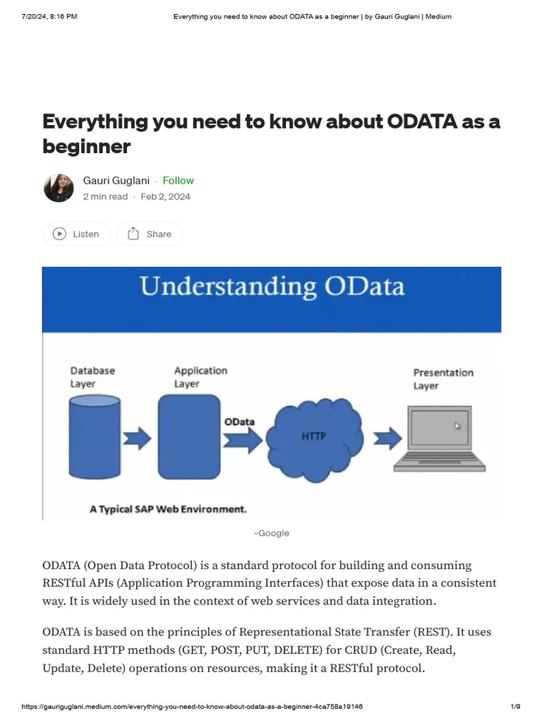 OData Basics for Beginners | PDF | Uniform Resource Identifier ...