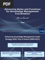 Download Advancing Roles and Functions for Knowledge Management Coordination by ADB Knowledge Solutions SN82510154 doc pdf