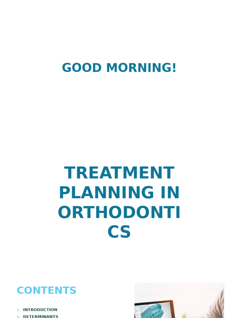 Orthodontic Treatment Planning Overview | PDF | Orthodontics | Tooth