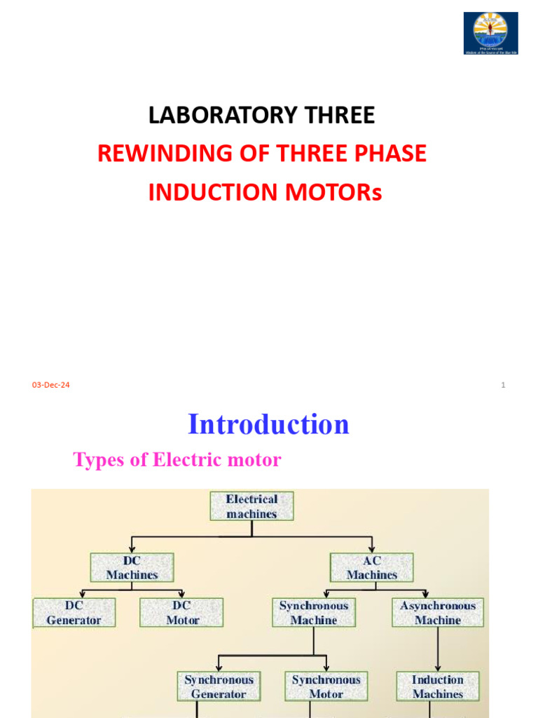 Laboratory Three | PDF | Electric Motor | Electromagnetic Induction
