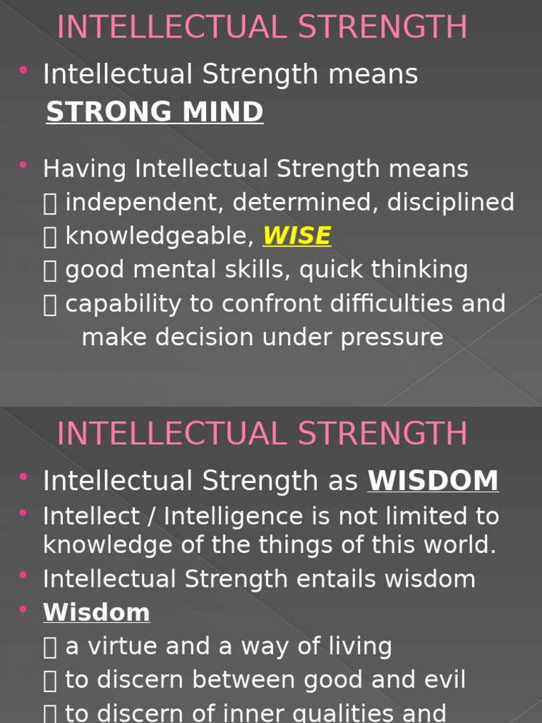 WOMEN OF FAITH - Book 1 - Session 3 Intellectual Strength Part 2 | PDF ...