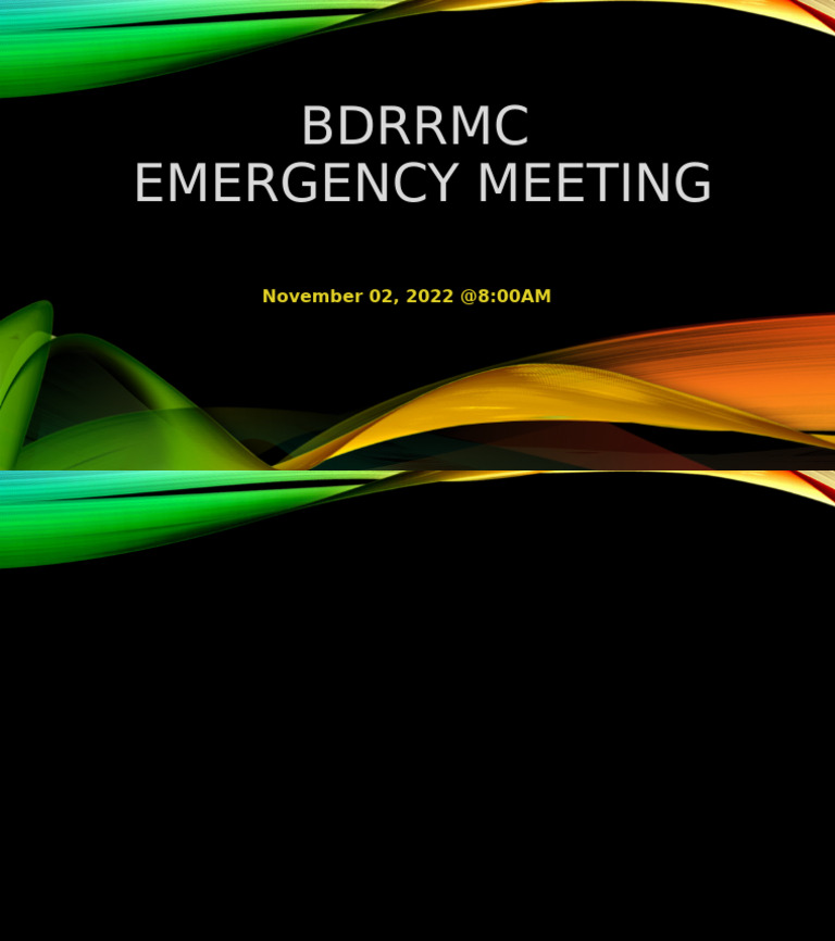 BDRRMC - Queenie | PDF
