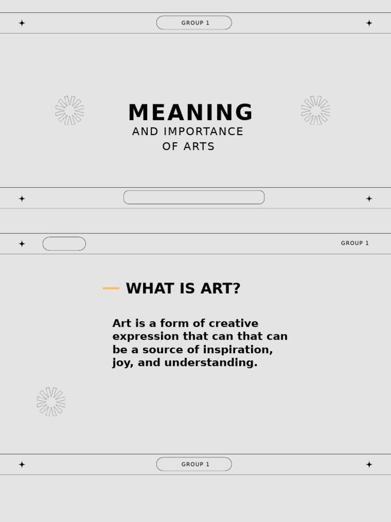 Importance of Art in Society | PDF