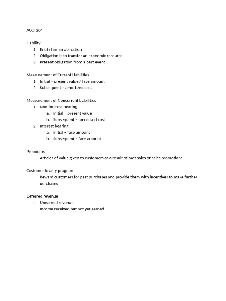Understanding Liabilities and Revenue | PDF