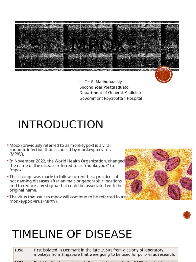 Mpox | PDF | Smallpox | Medicine