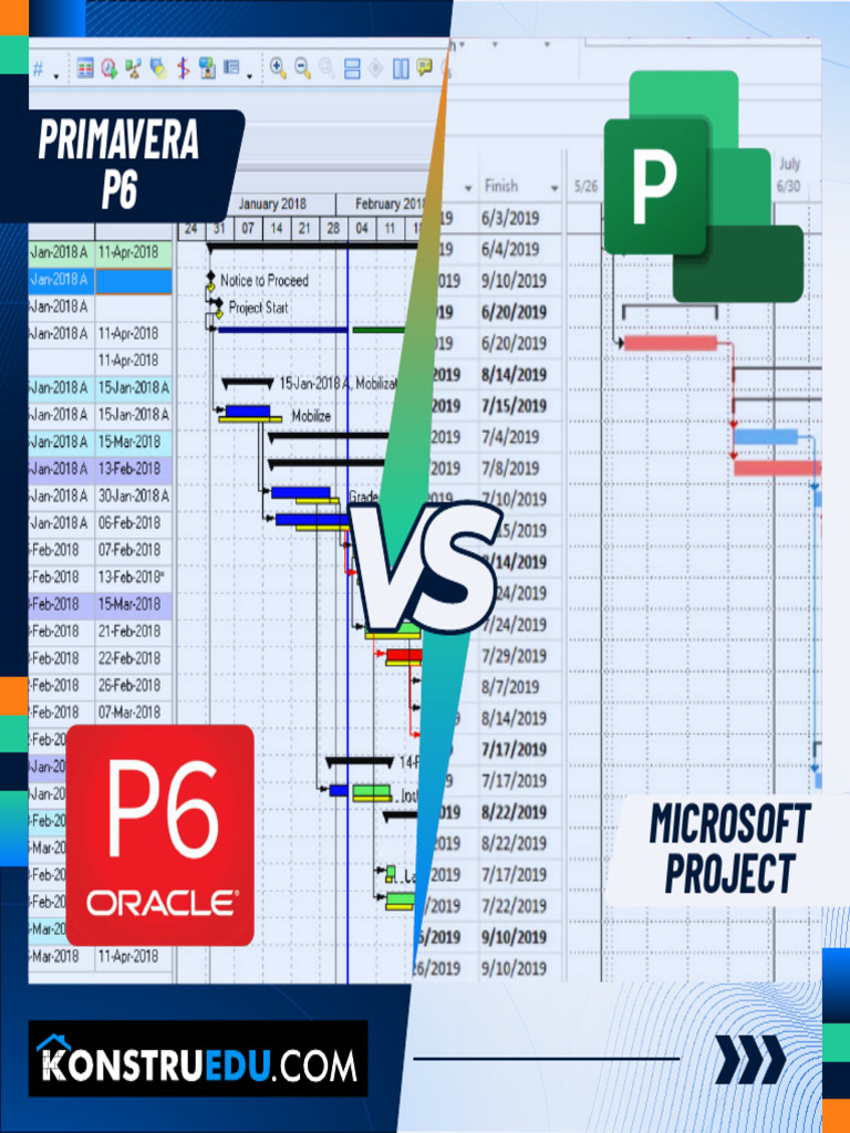 Primavera P6 VSMicrosoft Project | PDF