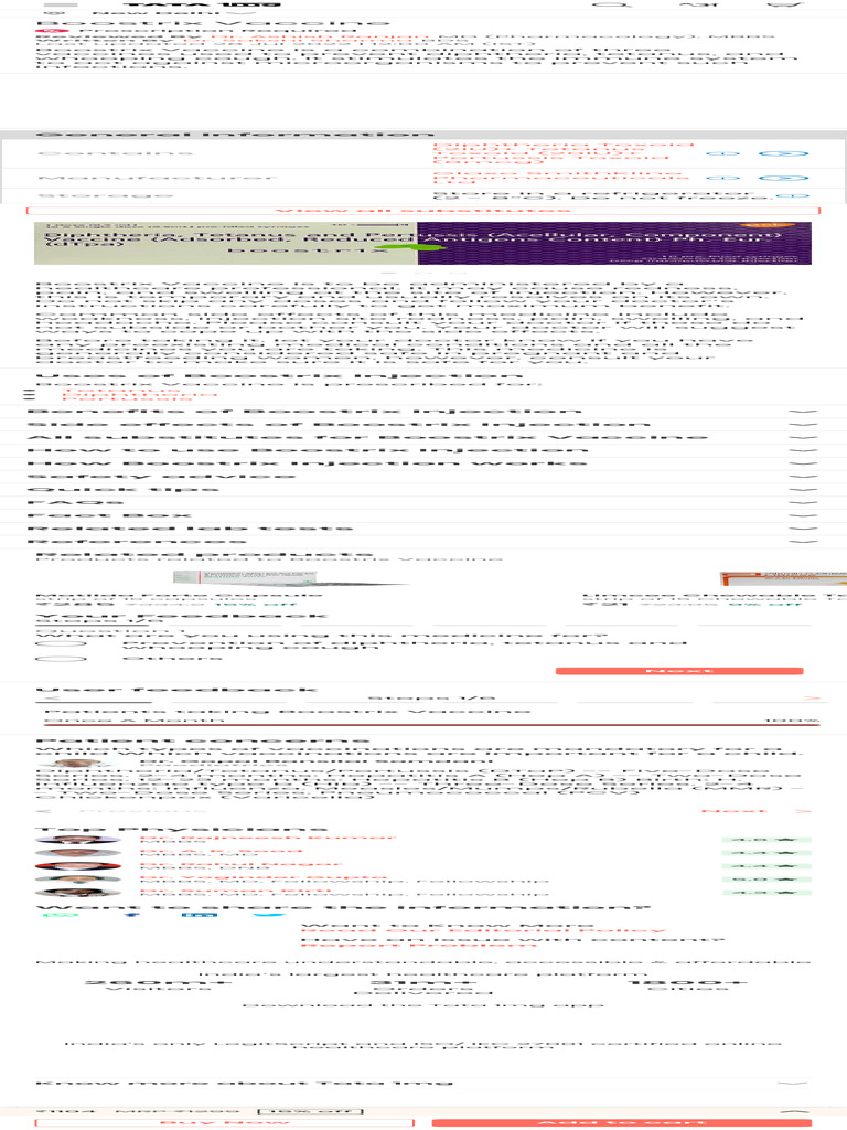 Boostrix Vaccine View Uses, Side Effects, Price | PDF | Pediatrics ...
