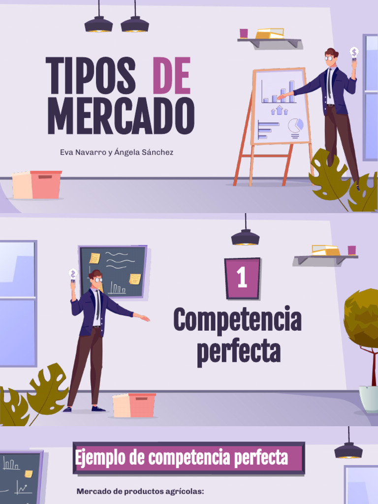 Tipos de Mercado: Competencia y Estructuras | PDF | Mercado (economía ...