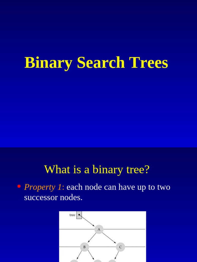 Binary Search Trees 19 | PDF | Algorithms And Data Structures ...