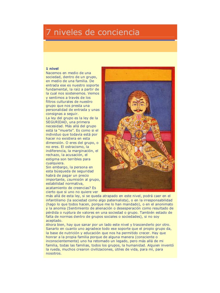 7 Niveles de Conciencia | PDF | Amor | Sociedad