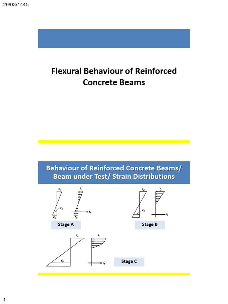 Flexural Behavior of Reinforced Beams | PDF | Strength Of Materials ...