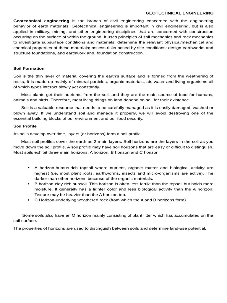 Topsoil Characteristics and Formation | PDF | Soil | Weathering