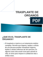 TRASPLANTE DE ORGANOS