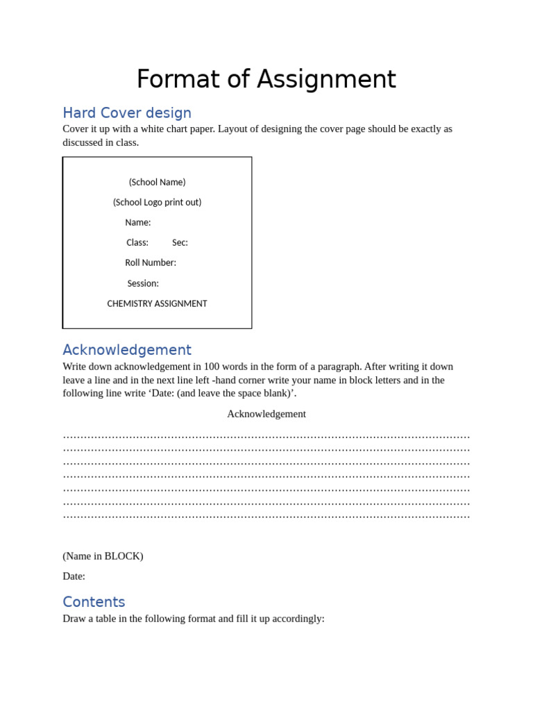 Assignment format | PDF | Chromatography