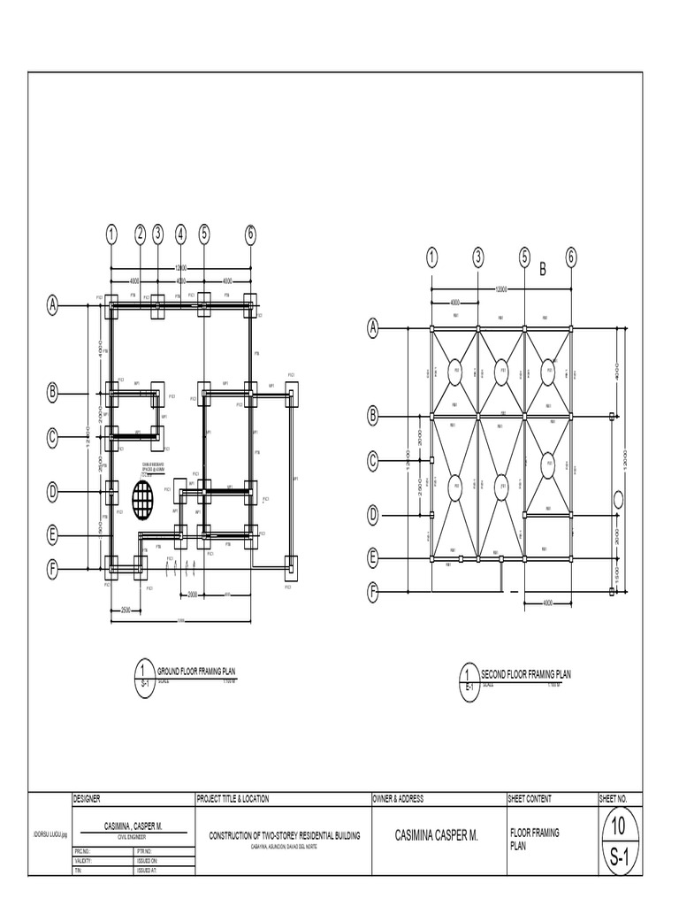 FLOOR FRAMING PLAN | PDF