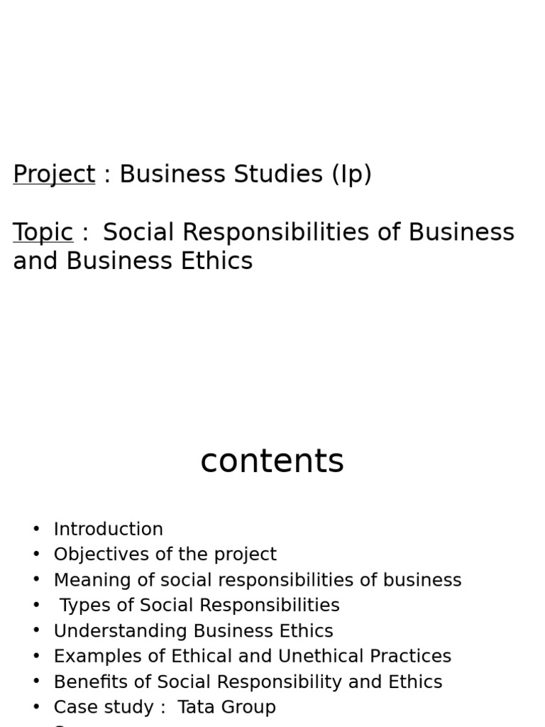 BS Project [Autosaved] | PDF | Business Ethics | Corporate Social ...