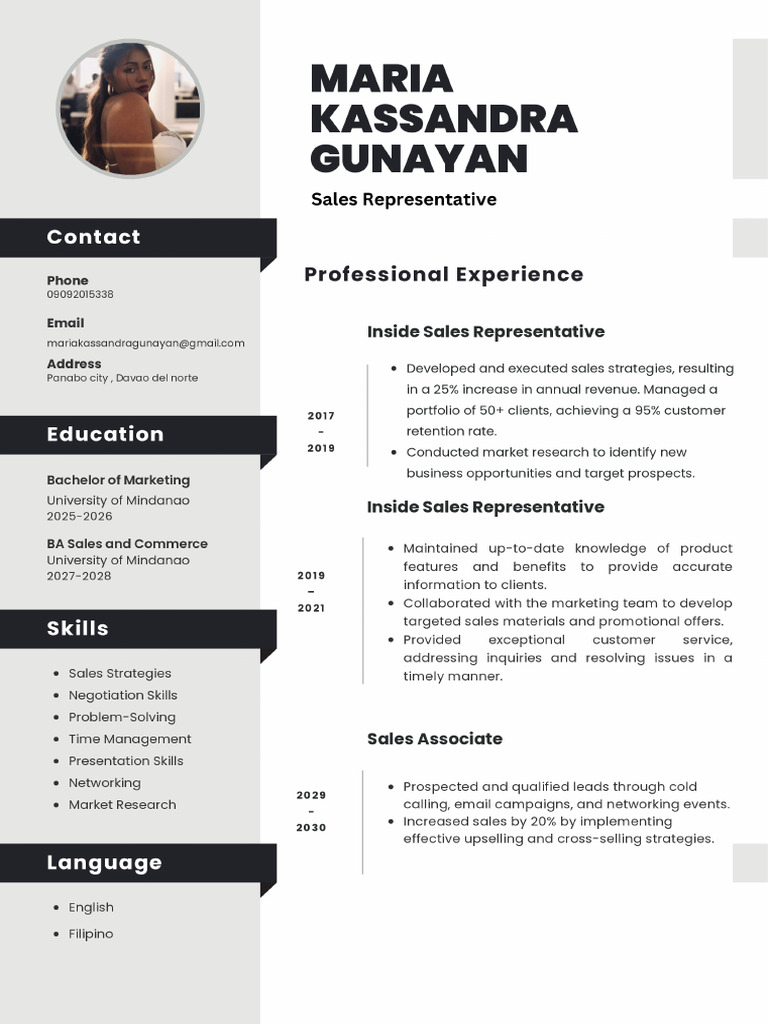 Professional Modern CV Resume PDF | PDF