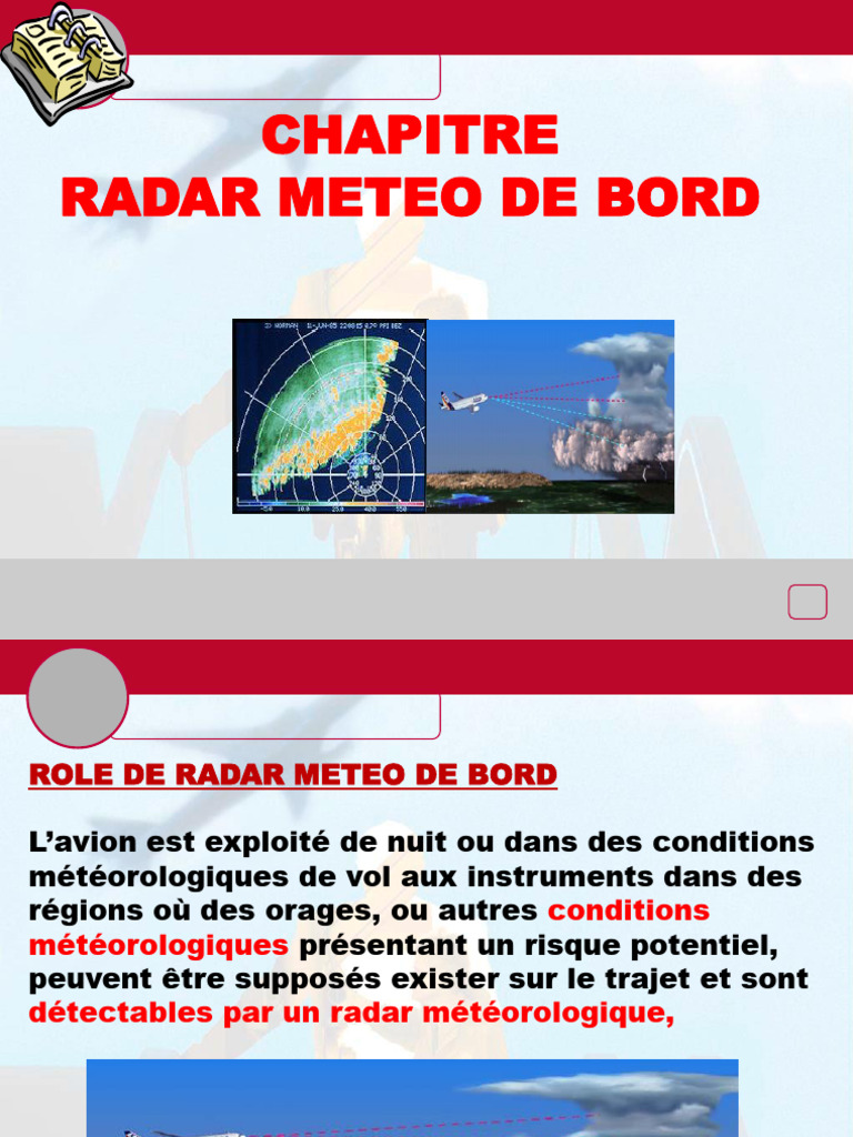 Radar Météo : Sécurité Aérienne et Turbulences | PDF | Radar | Antenne ...