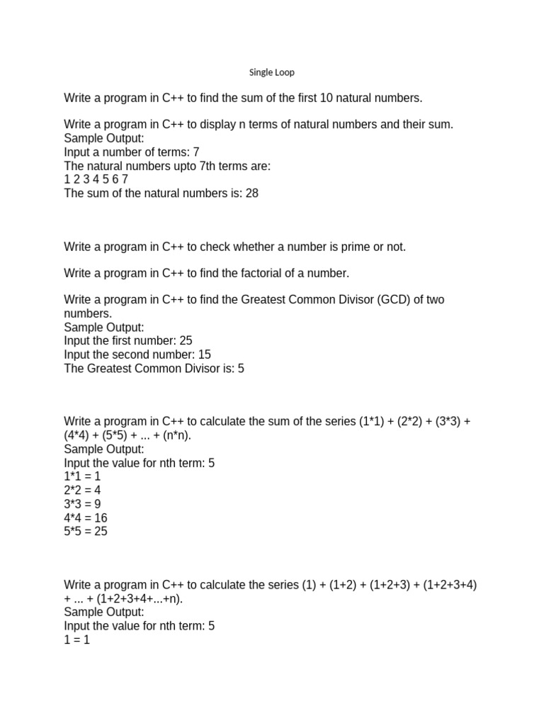 C++ Programs for Number Operations | PDF