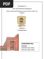 Download Sales and distribution Report On PGs Hair Care Product in Cuttack City  by Shovan Dash SN82515630 doc pdf