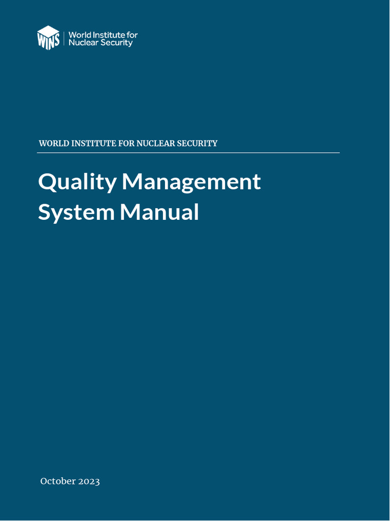 WINS Quality Management System Overview | PDF | Quality Management ...