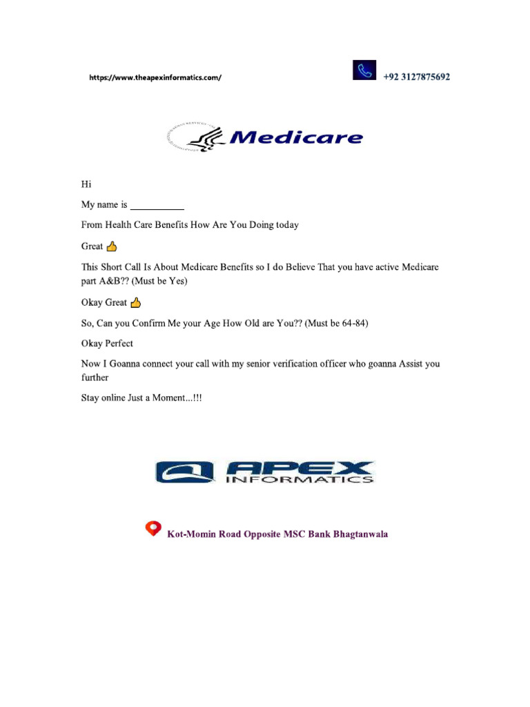 New Medicare Script | PDF