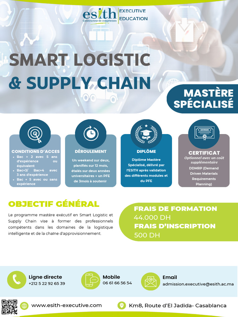 Mastère en Logistique et Supply Chain | PDF | Logistique | Gestion de ...