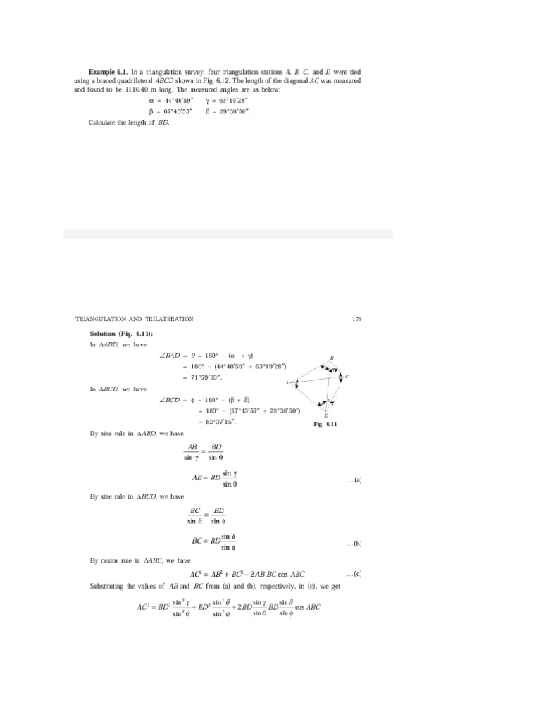 Triangulation Example1 | PDF