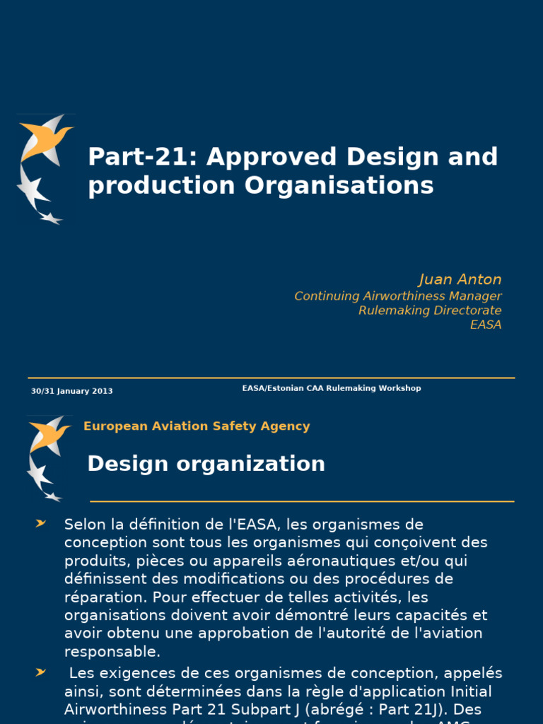 Formation sur la Partie 21 Aéronautique | PDF | Aviation