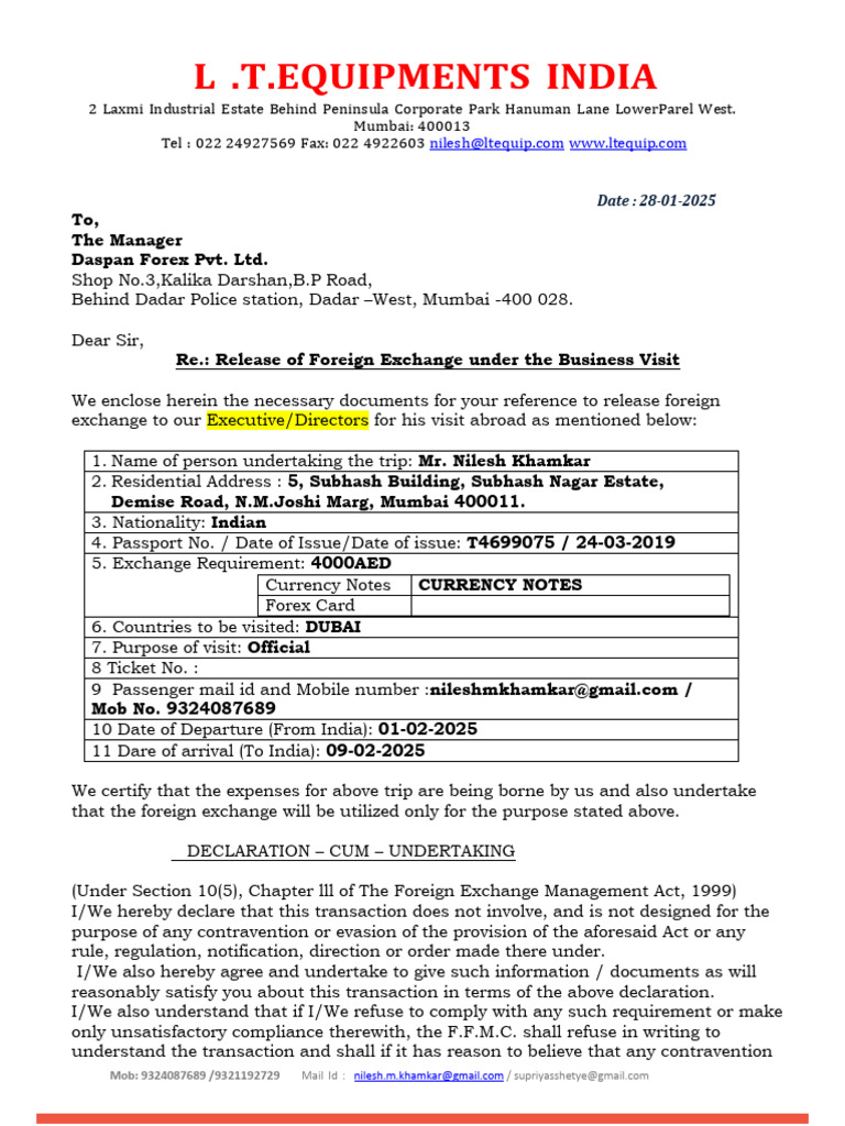 UPDATE BUSINESS FORMAT LETTER | PDF