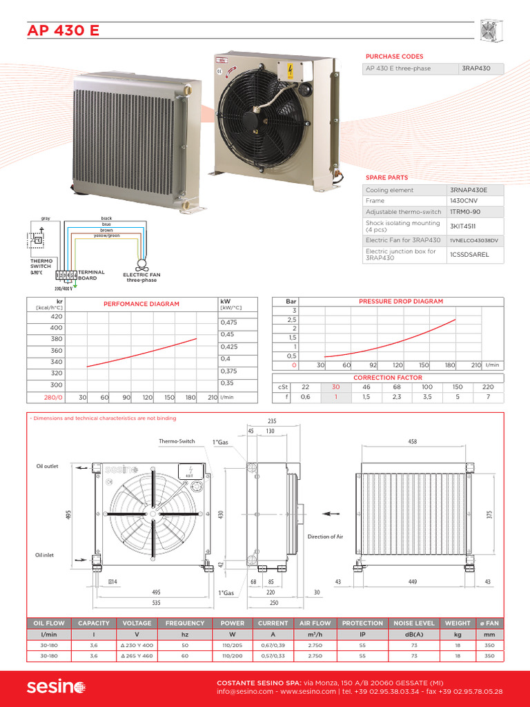 AP 430 E Technical Specifications Guide | PDF | Electric Power ...