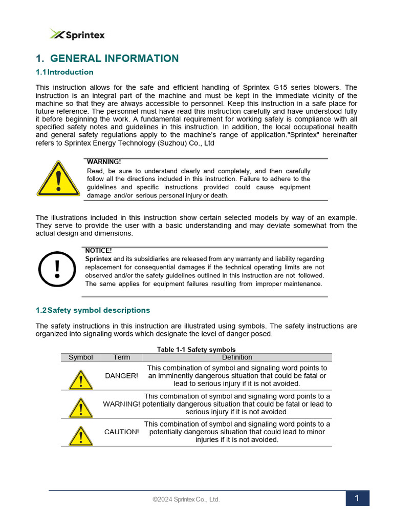 Sprintex G15 Blower Safety Manual | PDF | Electrical Connector ...