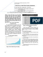 Wind Energy - A Brief Survey With Wind Turbine Simulations: Siddharth Joshi Ankit Patel, Pinkal Patel, Vinod Patel