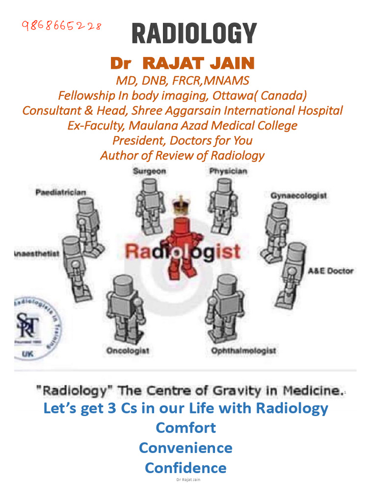 Dr. Rajat Jain: Radiology Insights | PDF | Radiology | Ct Scan