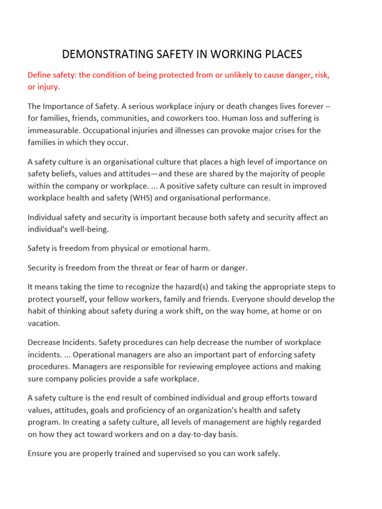 OSH Level One Notes | PDF | Personal Protective Equipment | Fires