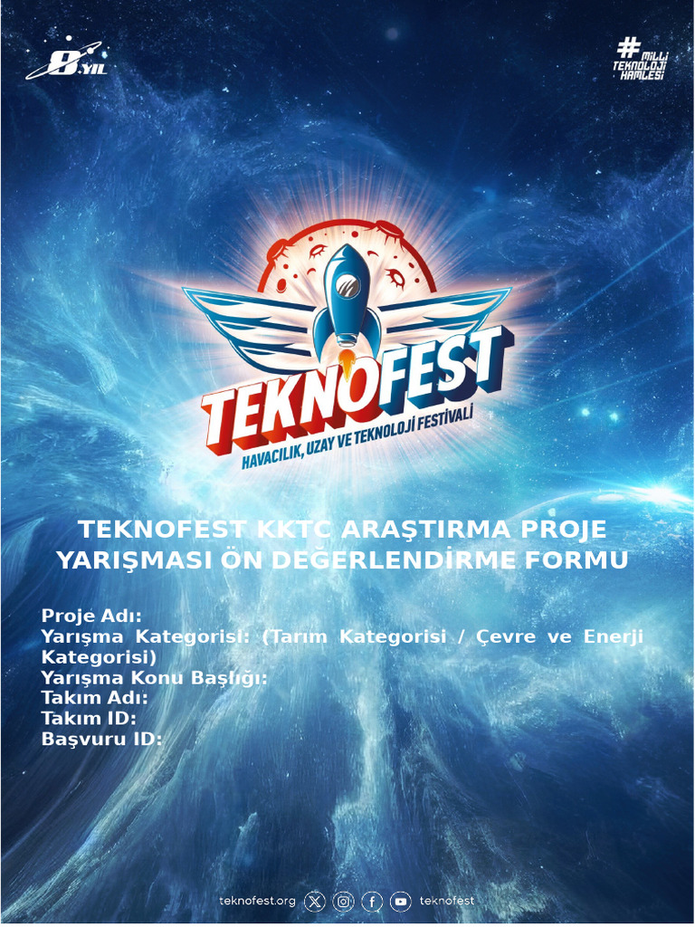 2025 TEKNOFEST KKTC Araştırma Proje Yarışması ÖDR Şablonu TR UYfsD | PDF