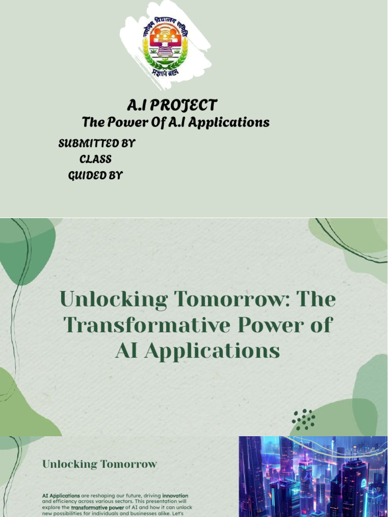 Transformative Power of AI Applications | PDF | Artificial Intelligence ...