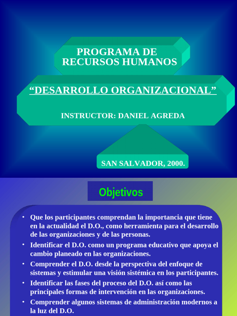 Desarrollo Organizacional | PDF | Liderazgo | Aprendizaje