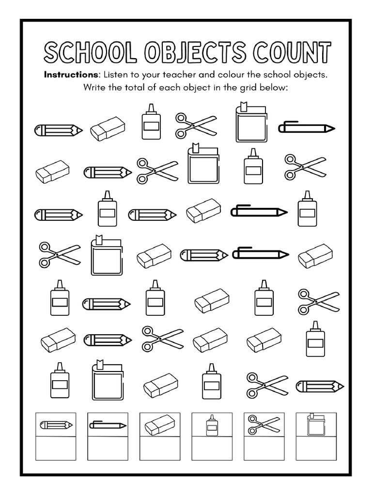 Classroom Objects 2 | PDF