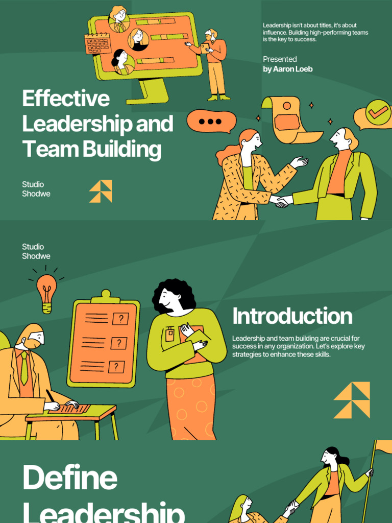 Leadership and Team Building Strategies | PDF