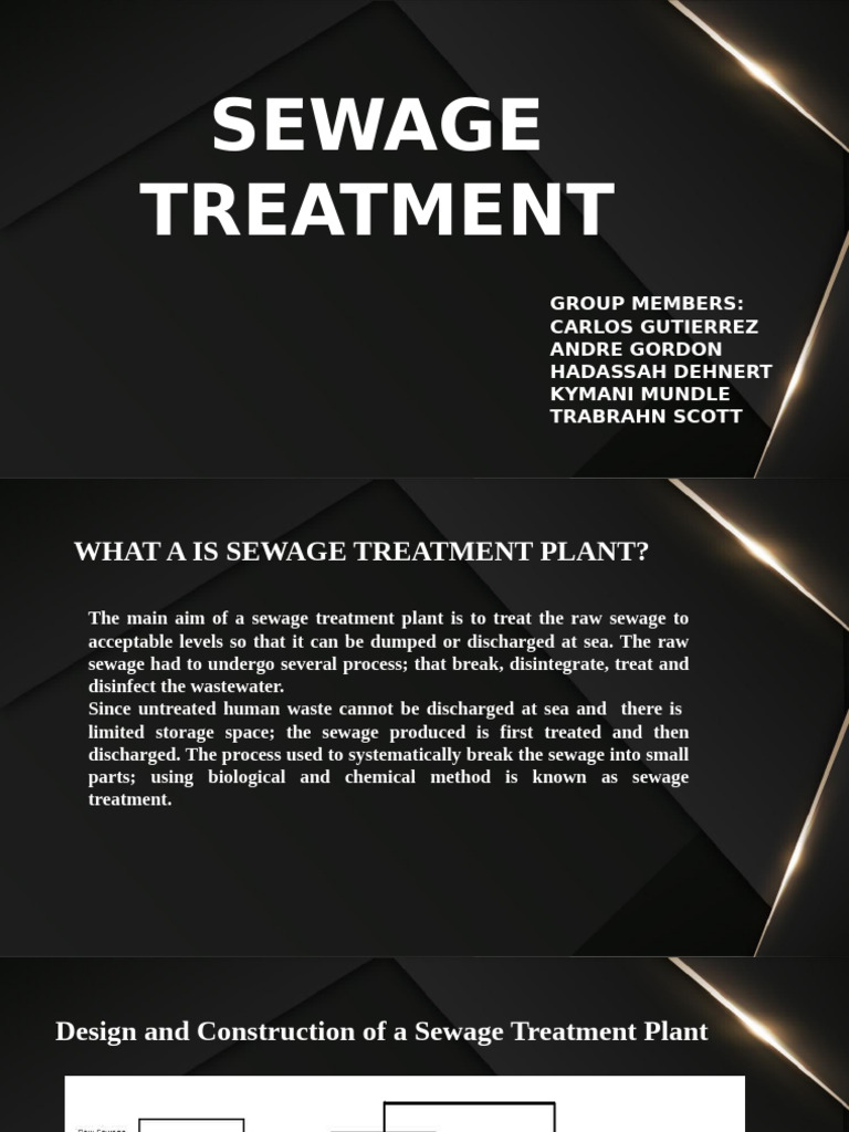 Sewage Treatment Plant Overview | PDF | Sewage Treatment | Sewage