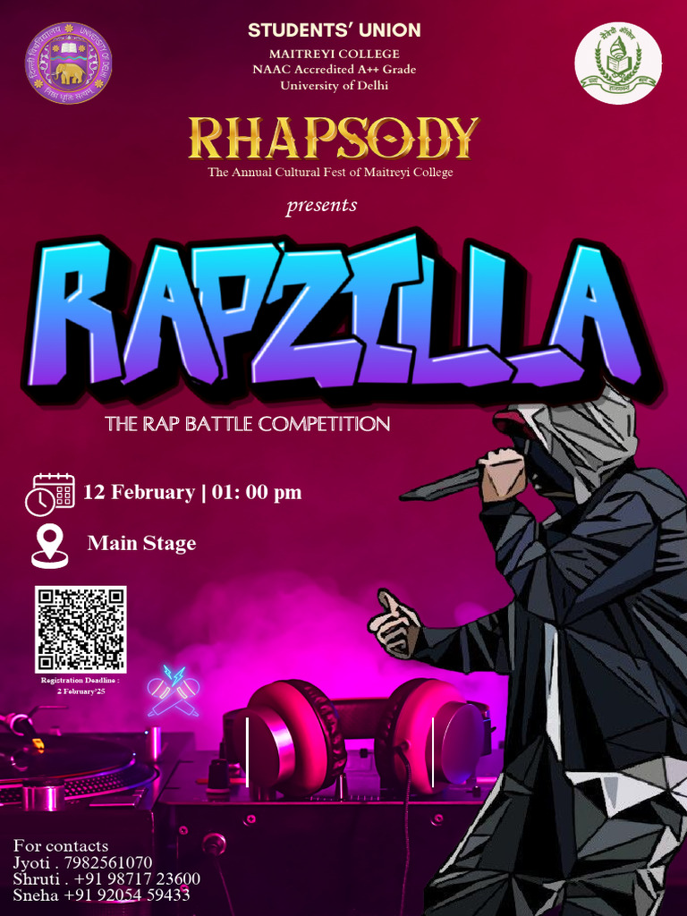 Maitreyi College Rap Battle 2025 | PDF