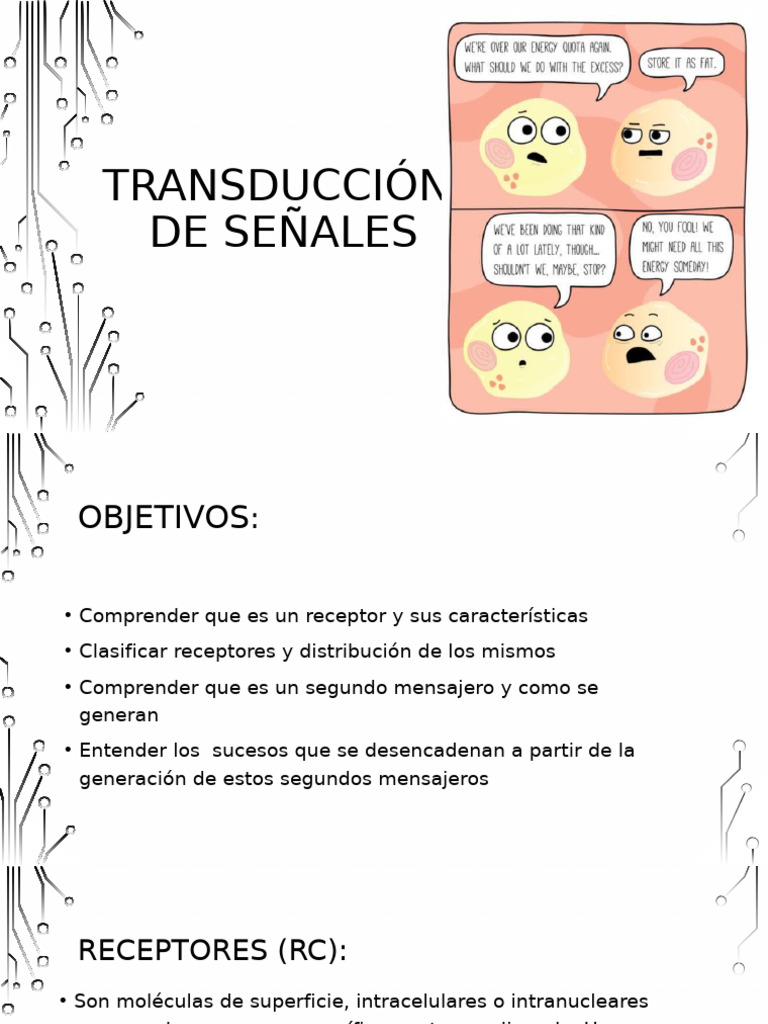 5 Transduccion de Señales | PDF | Receptor (Bioquímica) | Transducción ...
