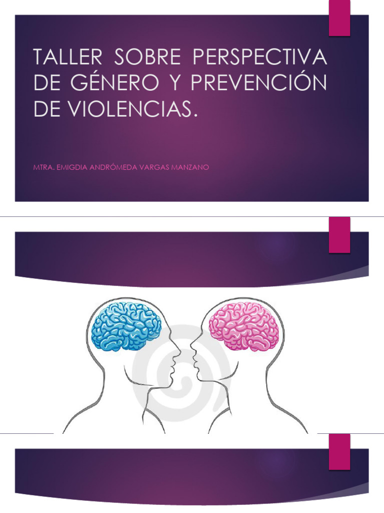 Taller sobre Género y Prevención de Violencias | PDF | Hombre ...