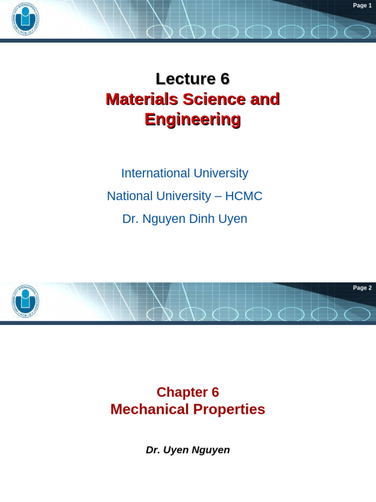 Material Chapter6 | PDF | Deformation (Engineering) | Ductility
