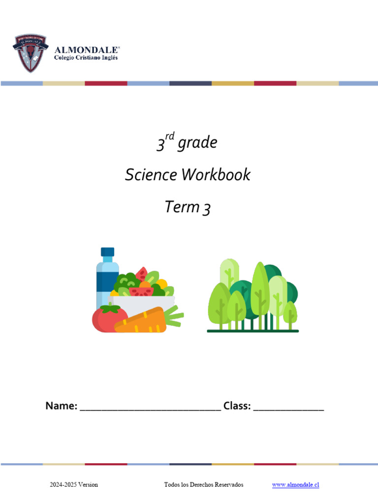 Science+3°+básico+III+trim+2024+WB | PDF | Malnutrition | Foods