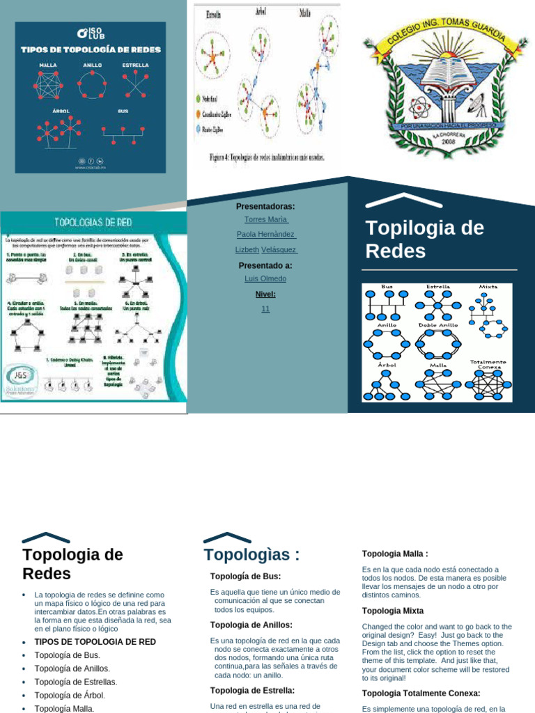 Tipos de Topologías de Redes | PDF | Topología de la red | Topología