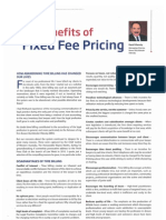 'The Benefits of Fixed Fee Pricing'David Vilensky