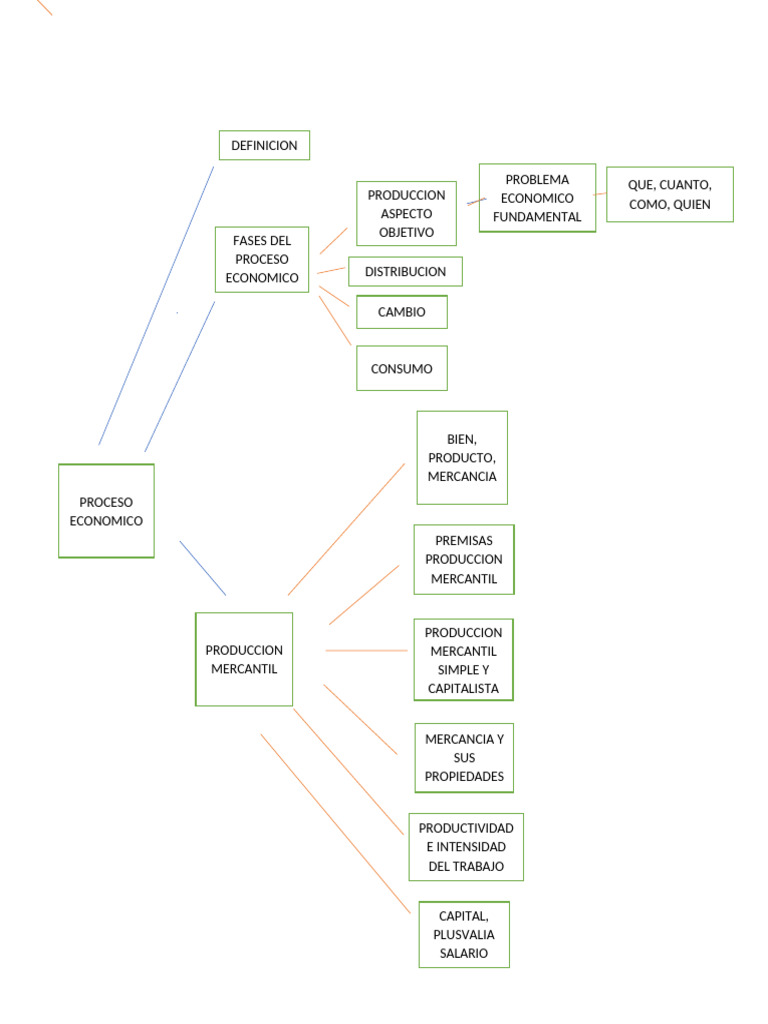 Esquema Del Proceso Econ mico PDF